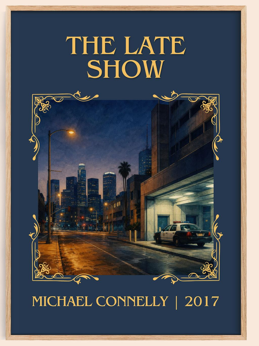 The Late Show Classic Book Art Print by Michael Connelly – book poster