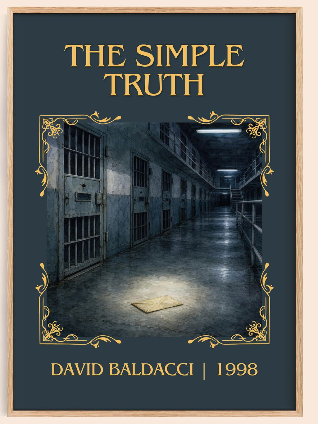 The Simple Truth Classic Book Art Print by David Baldacci – book poster