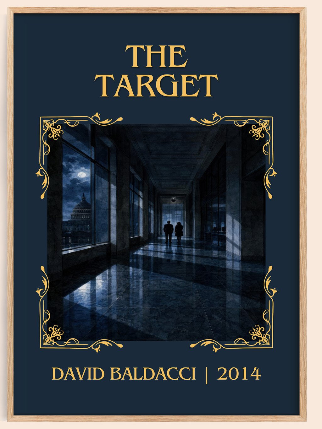 The Target Classic Book Art Print by David Baldacci – book poster