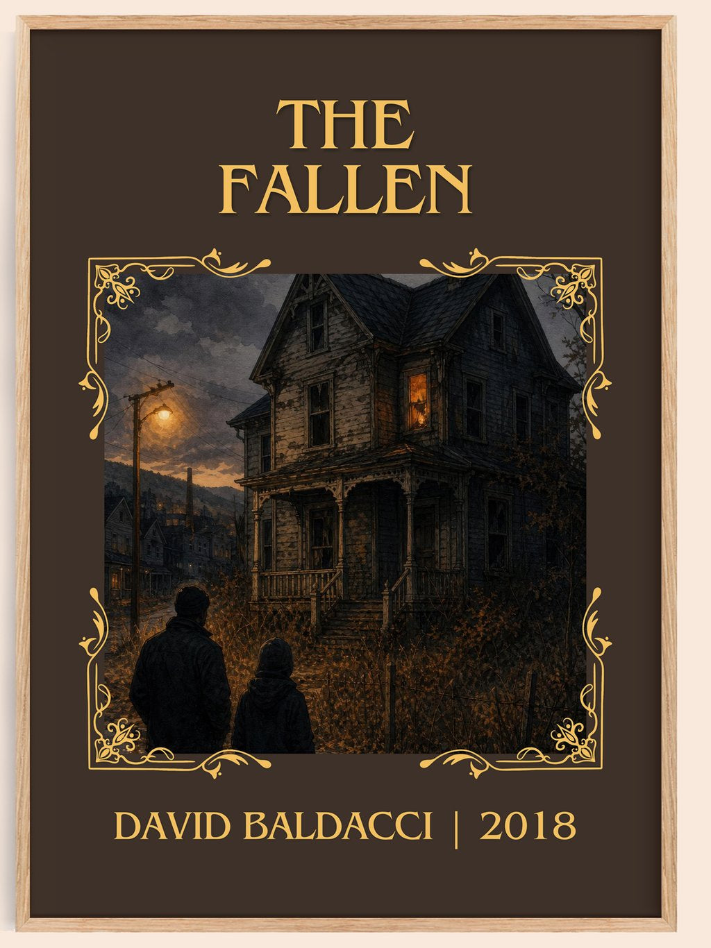 The Fallen Classic Book Art Print by David Baldacci – book poster