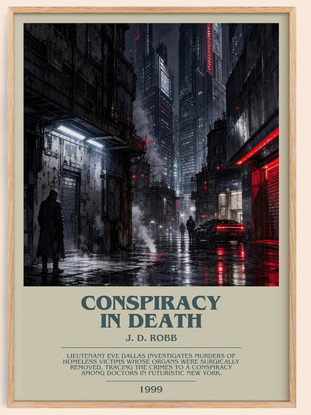 Conspiracy In Death Bookish Wall Art by J. D. Robb
