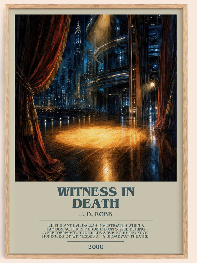 Witness In Death Bookish Wall Art by J. D. Robb