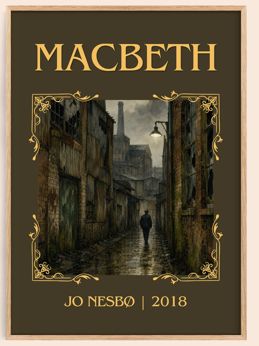 Macbeth Classic Book Art Print by Jo Nesbø – book poster