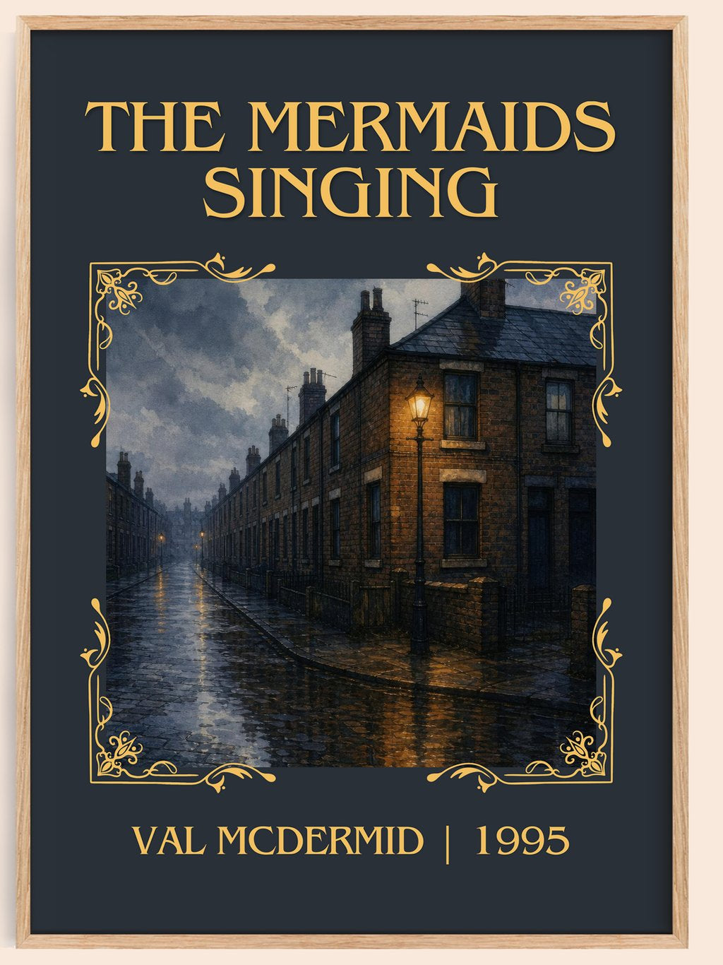 The Mermaids Singing Classic Book Art Print by Val McDermid – book poster