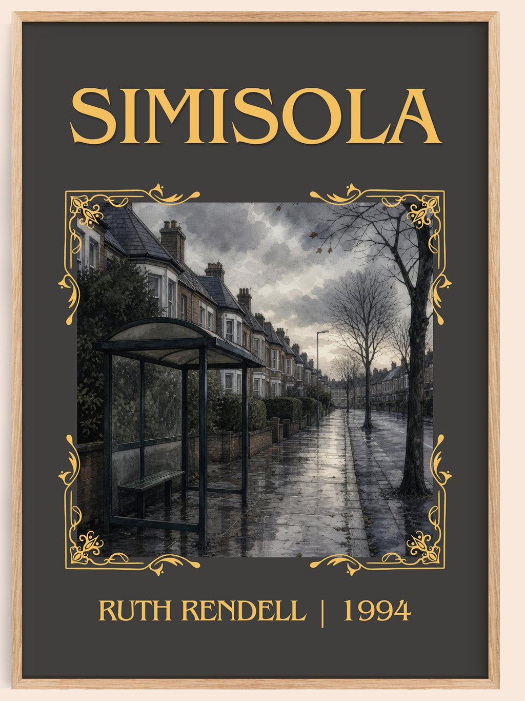 Simisola Classic Book Art Print by Ruth Rendell – book poster