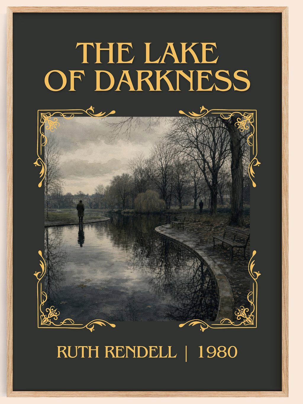 The Lake of Darkness Classic Book Art Print by Ruth Rendell – book poster