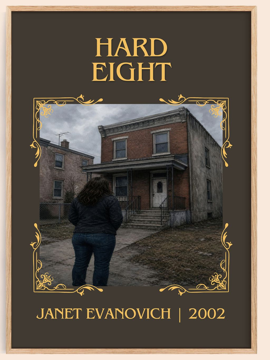 Hard Eight Classic Book Art Print by Janet Evanovich – book poster