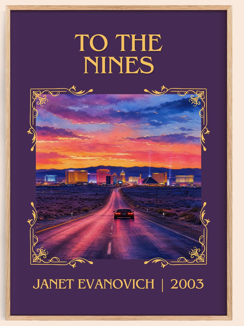 To the Nines Classic Book Art Print by Janet Evanovich – book poster