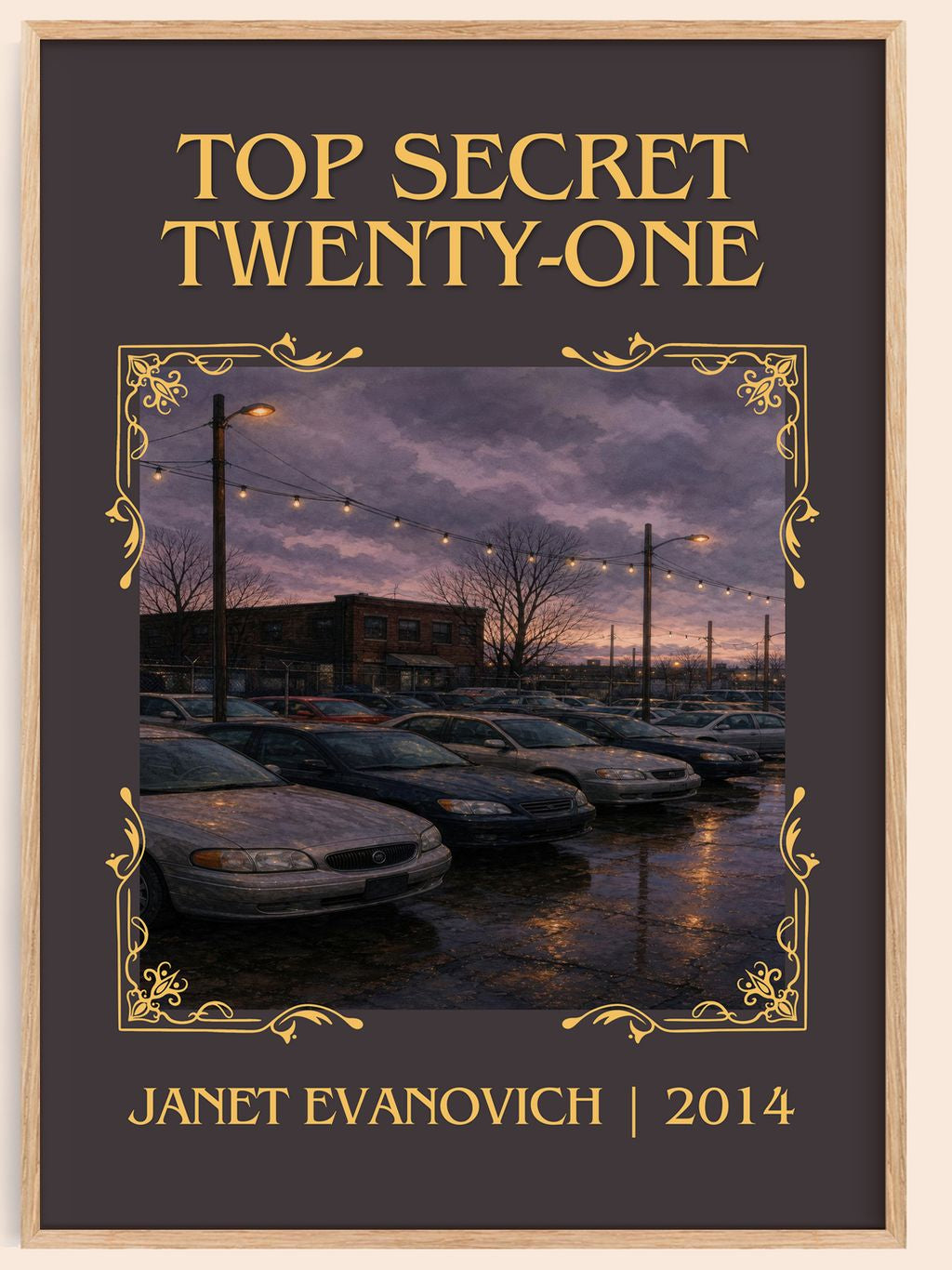Top Secret Twenty-One Classic Book Art Print by Janet Evanovich – book poster