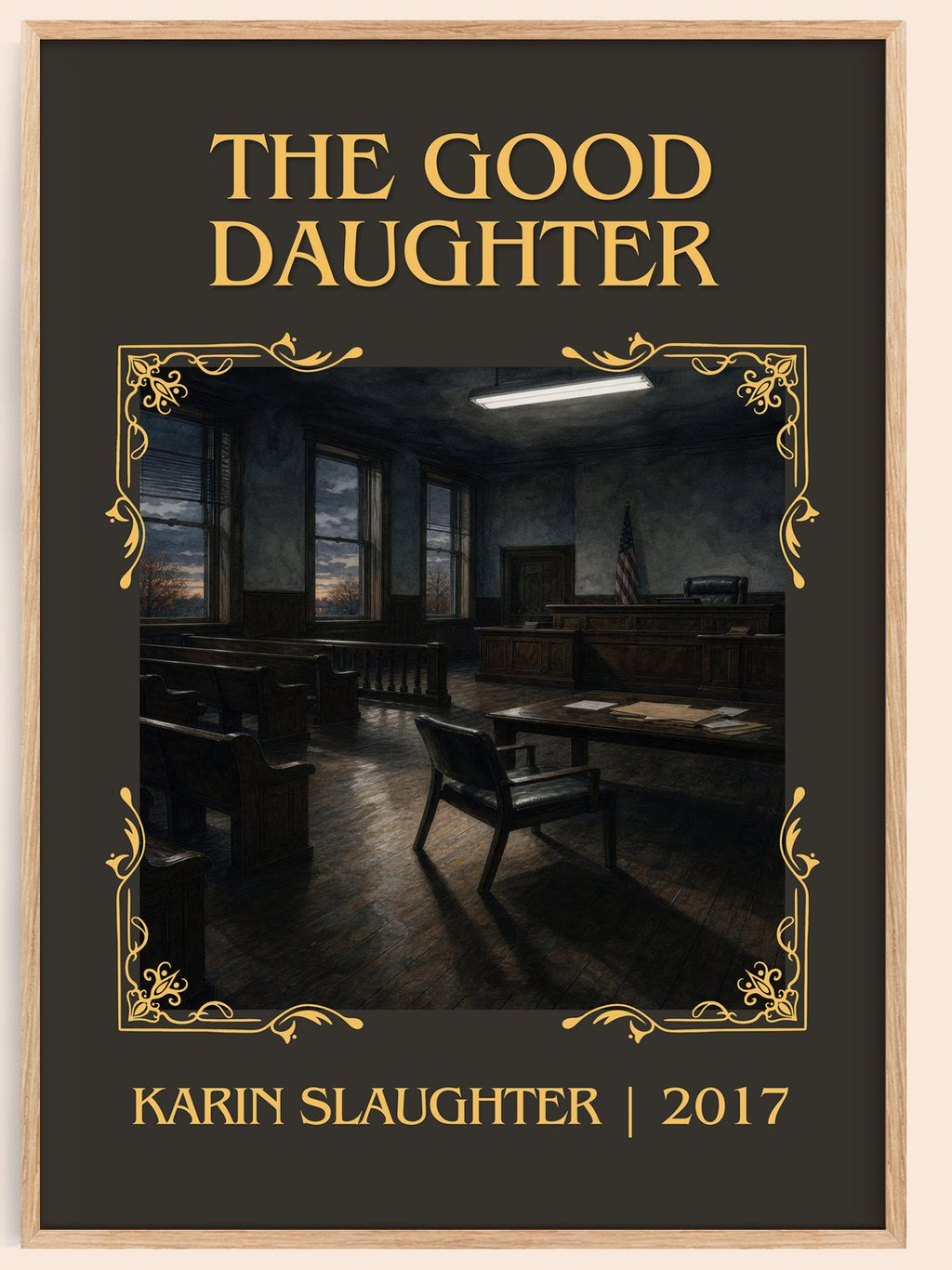 The Good Daughter Classic Book Art Print by Karin Slaughter – book poster