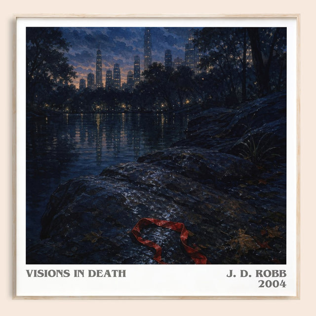 Visions In Death Literary Art Print by J. D. Robb