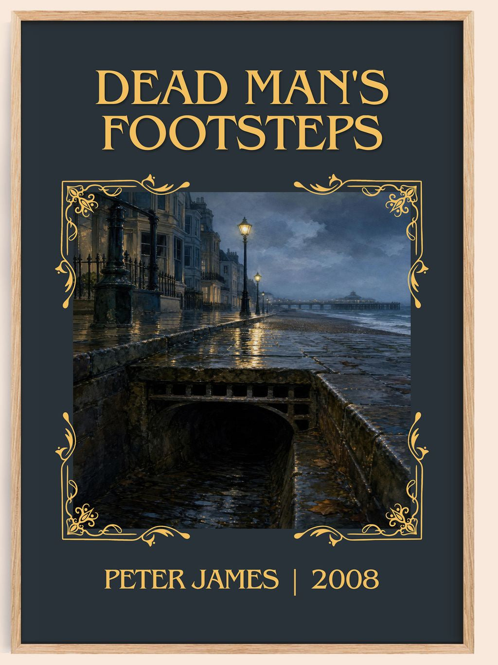 Dead Man's Footsteps Classic Book Art Print by Peter James – book poster