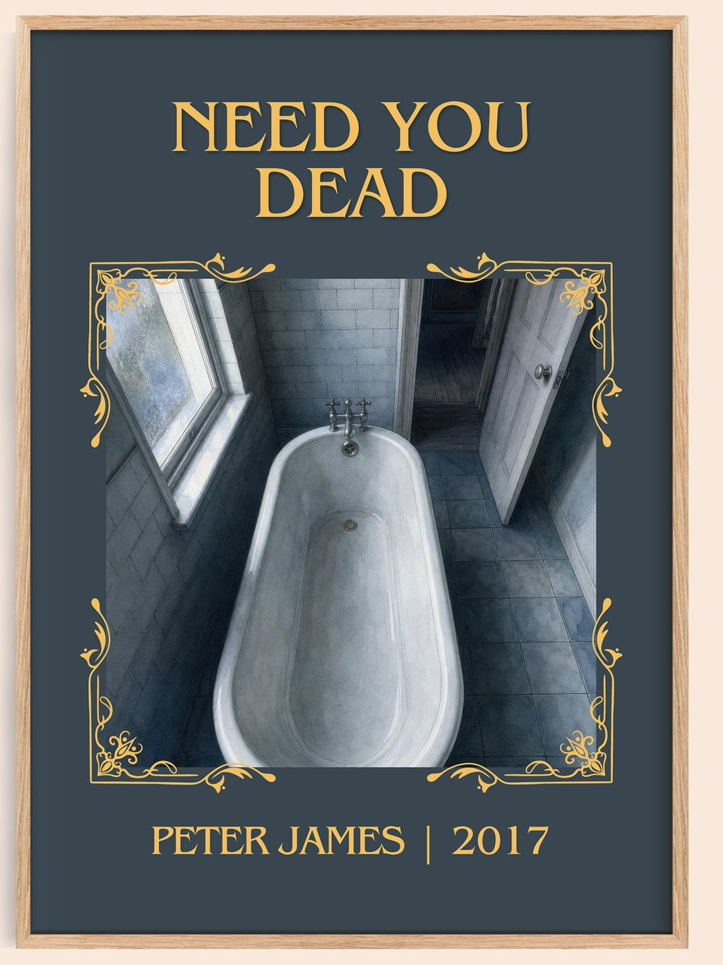 Need You Dead Classic Book Art Print by Peter James – book poster