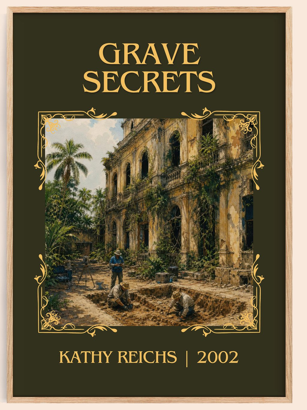 Grave Secrets Classic Book Art Print by Kathy Reichs – book poster