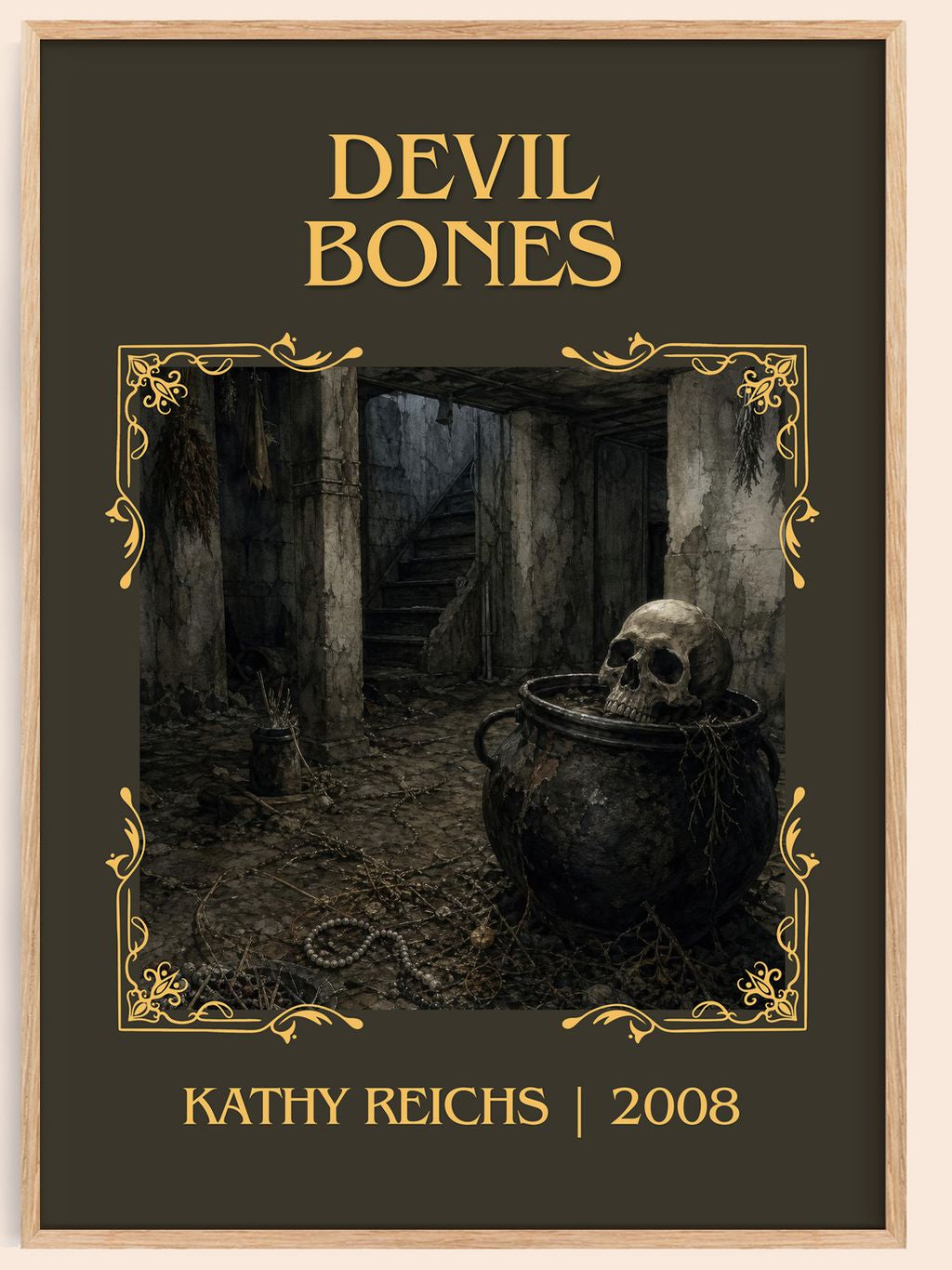Devil Bones Classic Book Art Print by Kathy Reichs – book poster