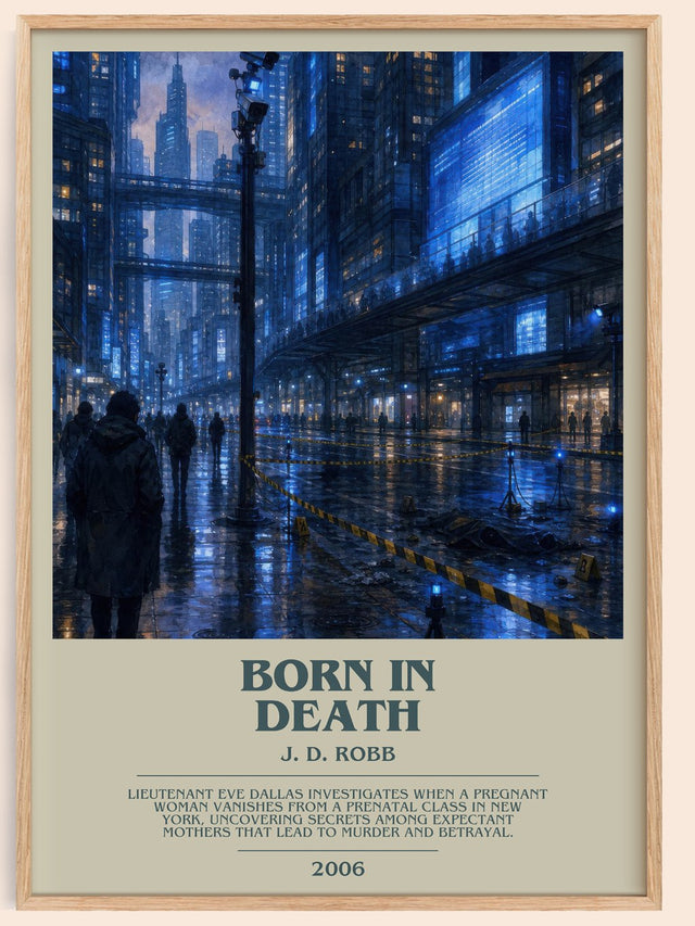 Born In Death Bookish Wall Art by J. D. Robb