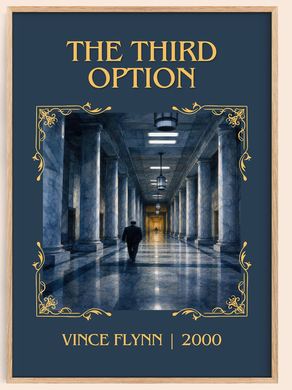 The Third Option Classic Book Art Print by Vince Flynn – book poster
