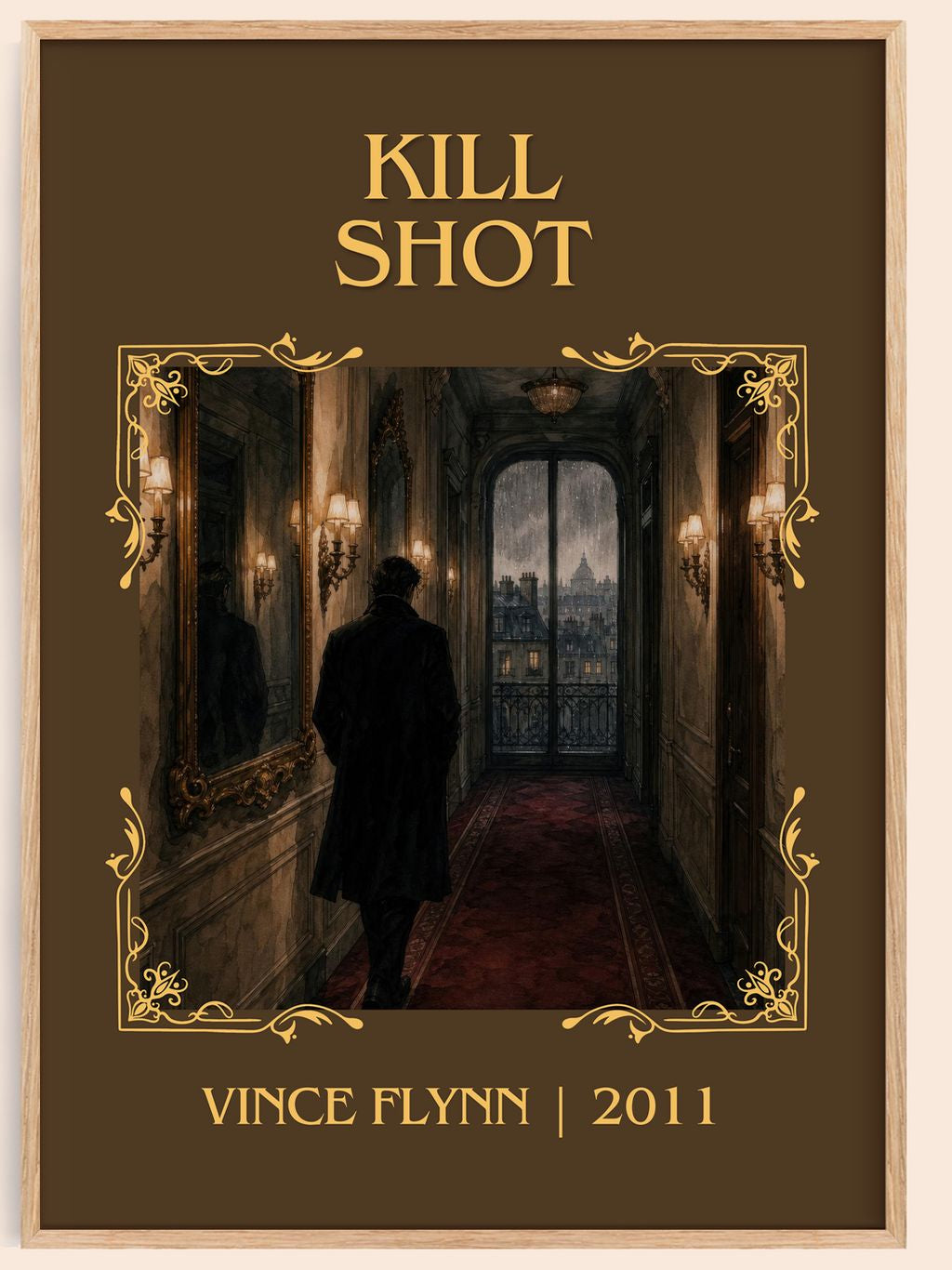 Kill Shot Classic Book Art Print by Vince Flynn – book poster