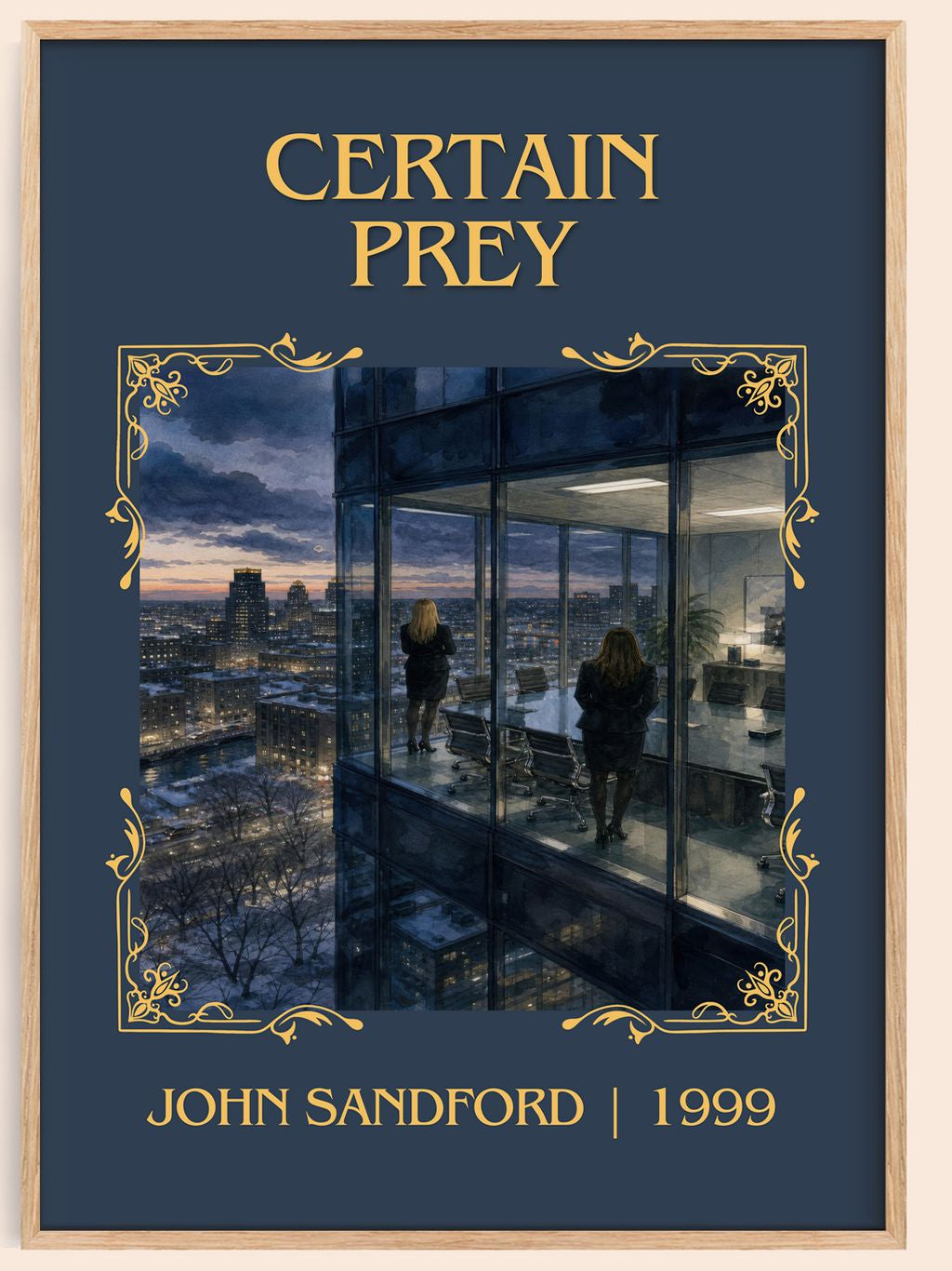 Certain Prey Classic Book Art Print by John Sandford – book poster