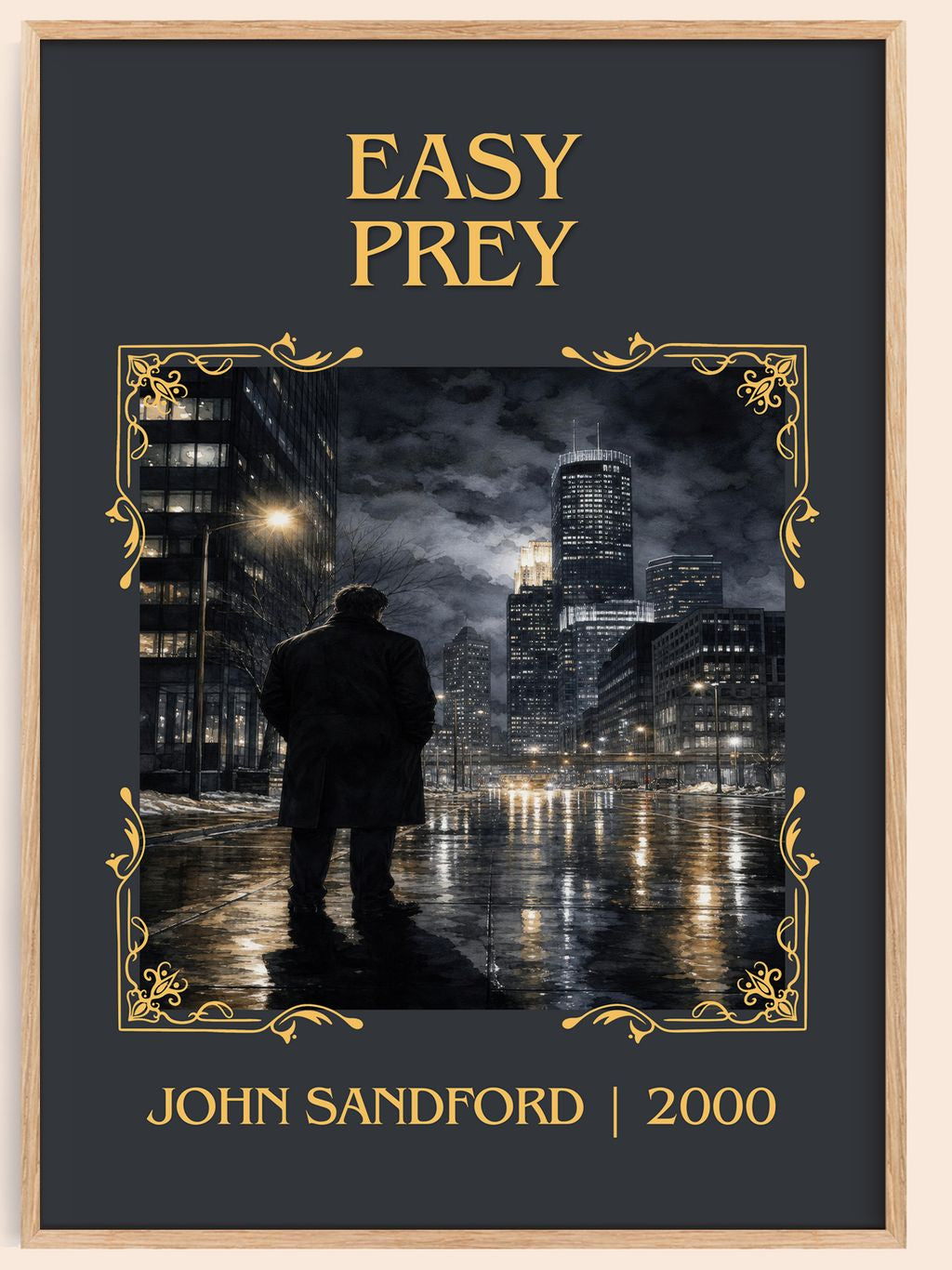 Easy Prey Classic Book Art Print by John Sandford – book poster