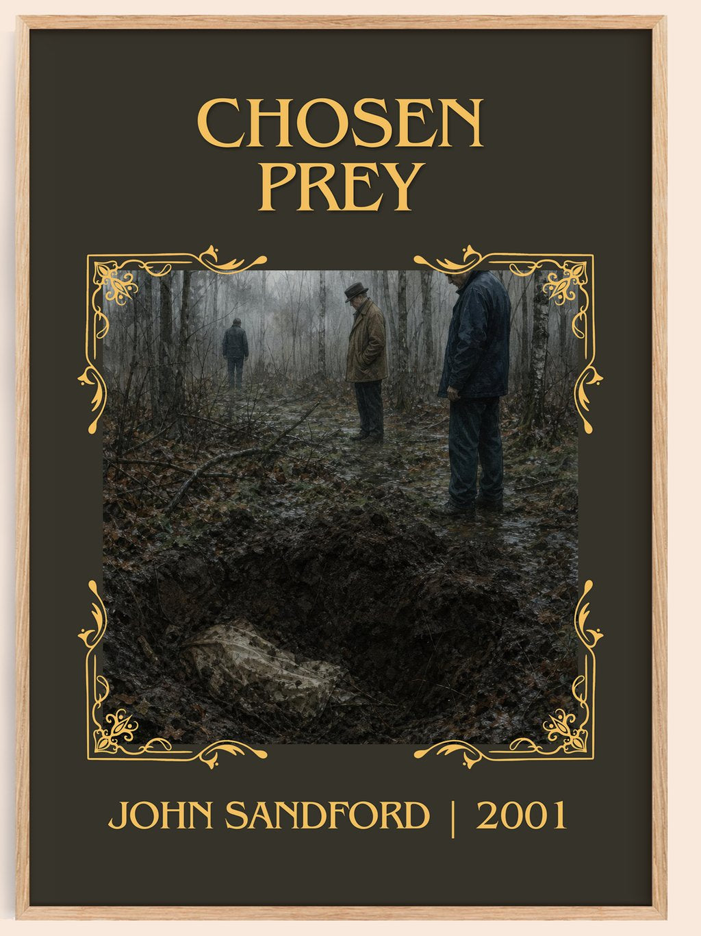Chosen Prey Classic Book Art Print by John Sandford – book poster