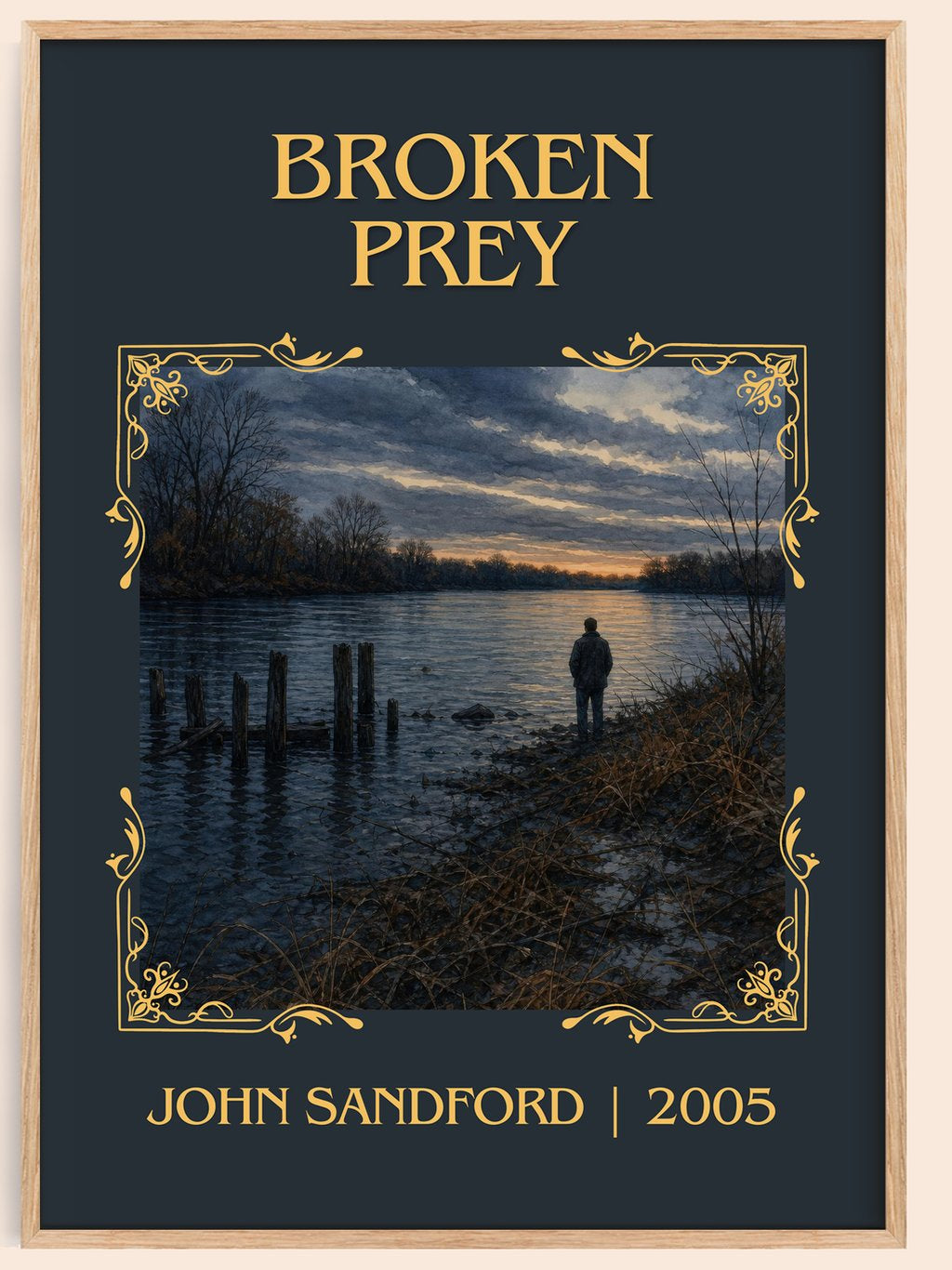 Broken Prey Classic Book Art Print by John Sandford – book poster