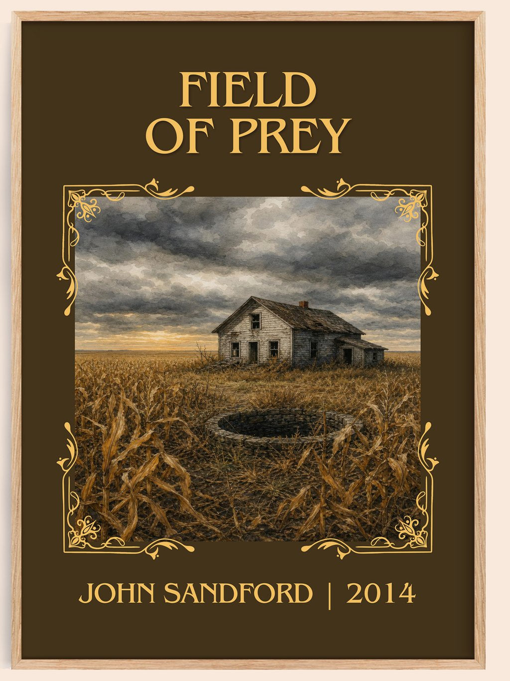 Field of Prey Classic Book Art Print by John Sandford – book poster
