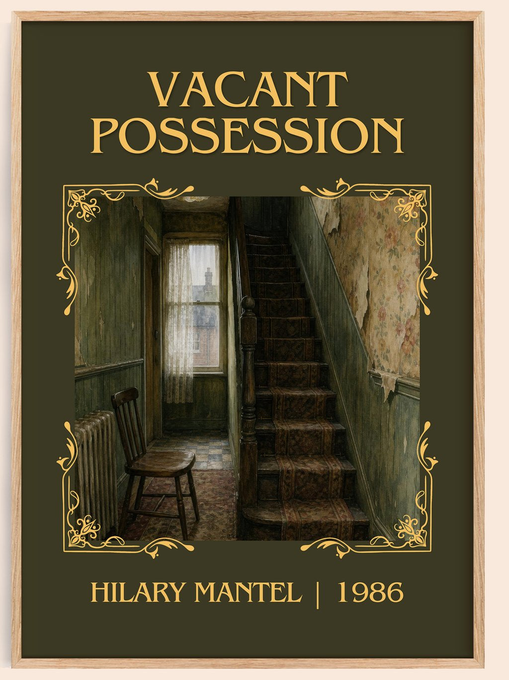 Vacant Possession Classic Book Art Print by Hilary Mantel – book poster