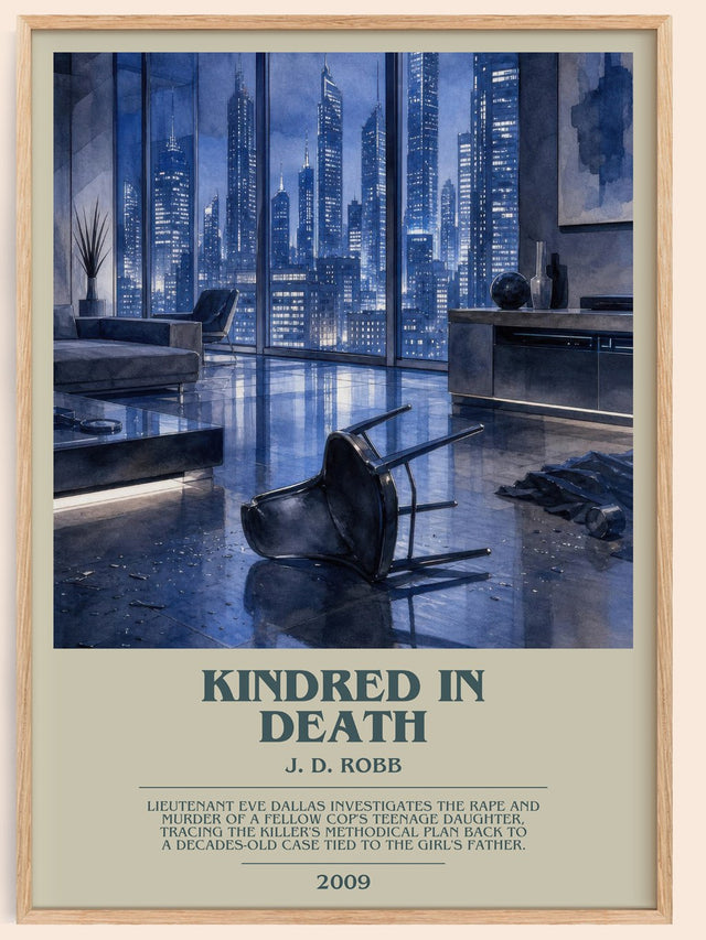 Kindred In Death Bookish Wall Art by J. D. Robb