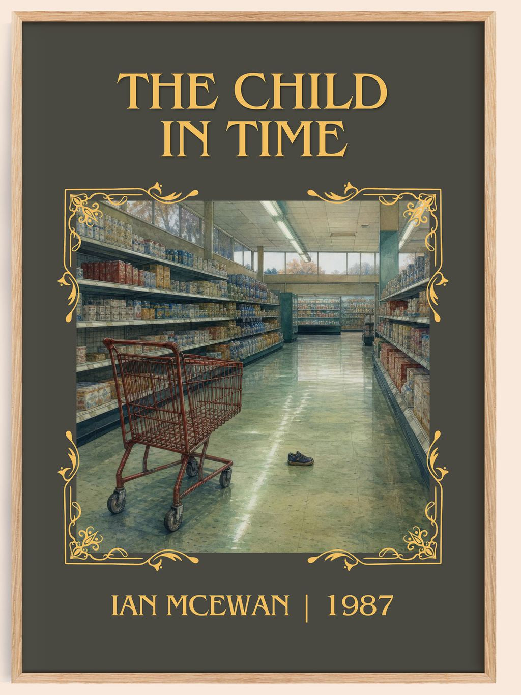 The Child in Time Classic Book Art Print by Ian McEwan – book poster