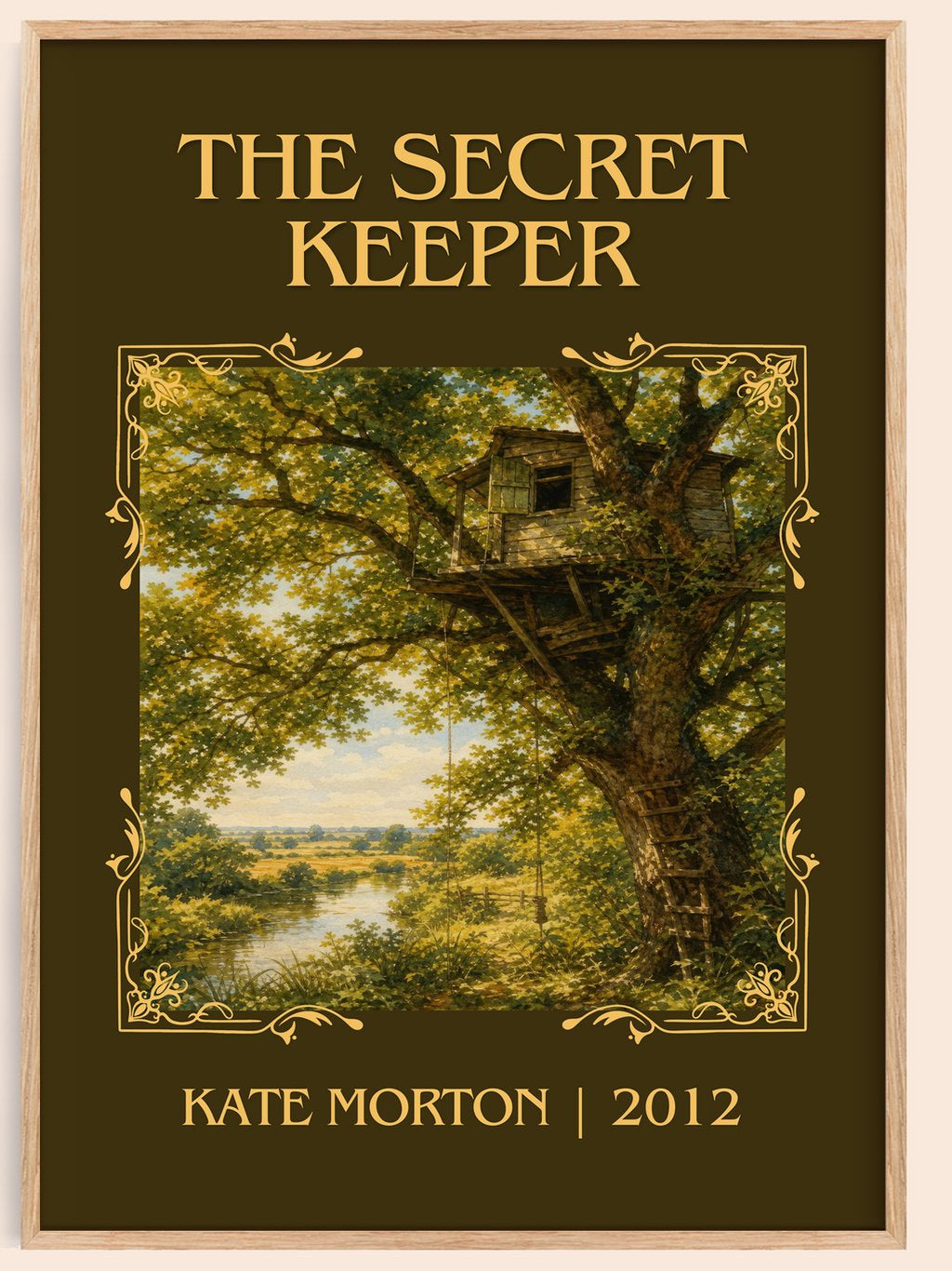 The Secret Keeper Classic Book Art Print by Kate Morton – book poster