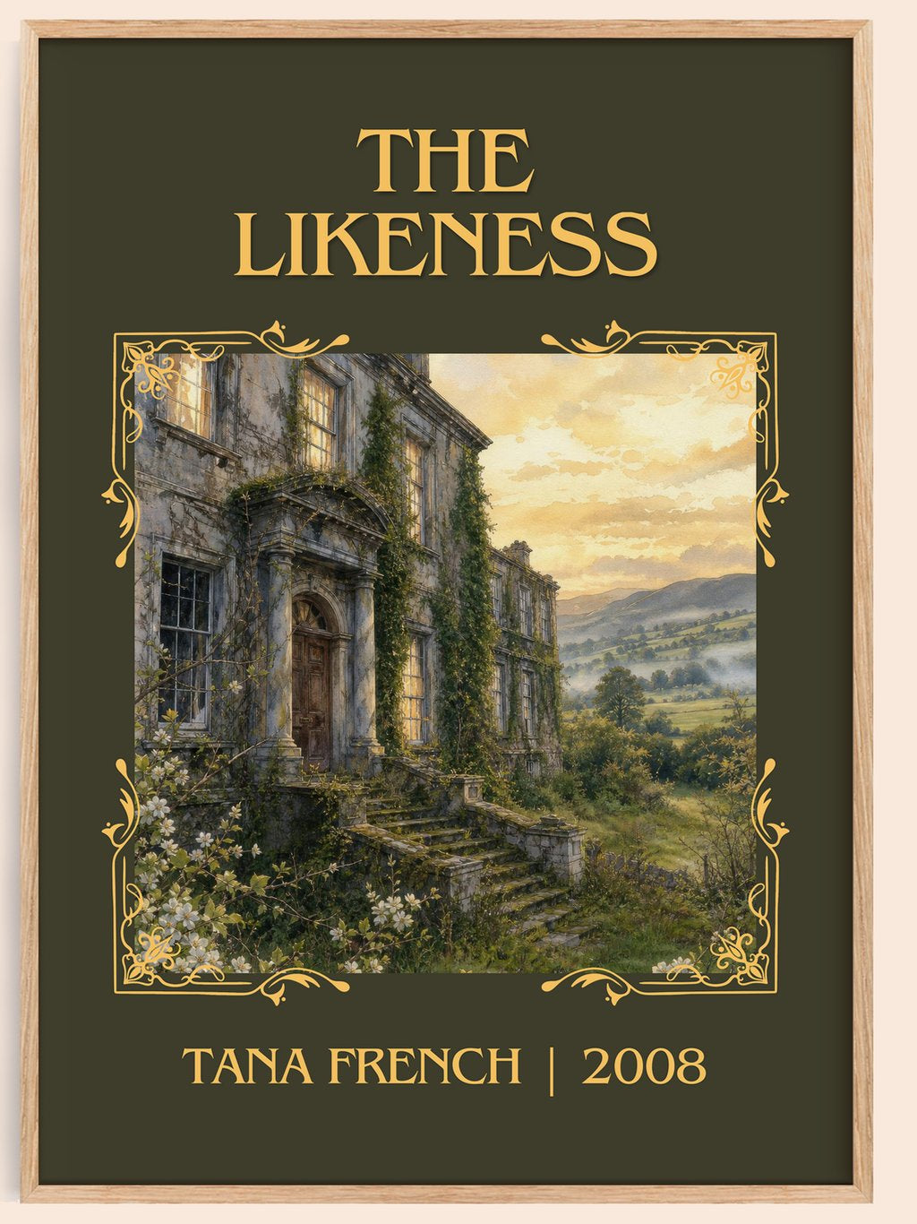 The Likeness Classic Book Art Print by Tana French – book poster