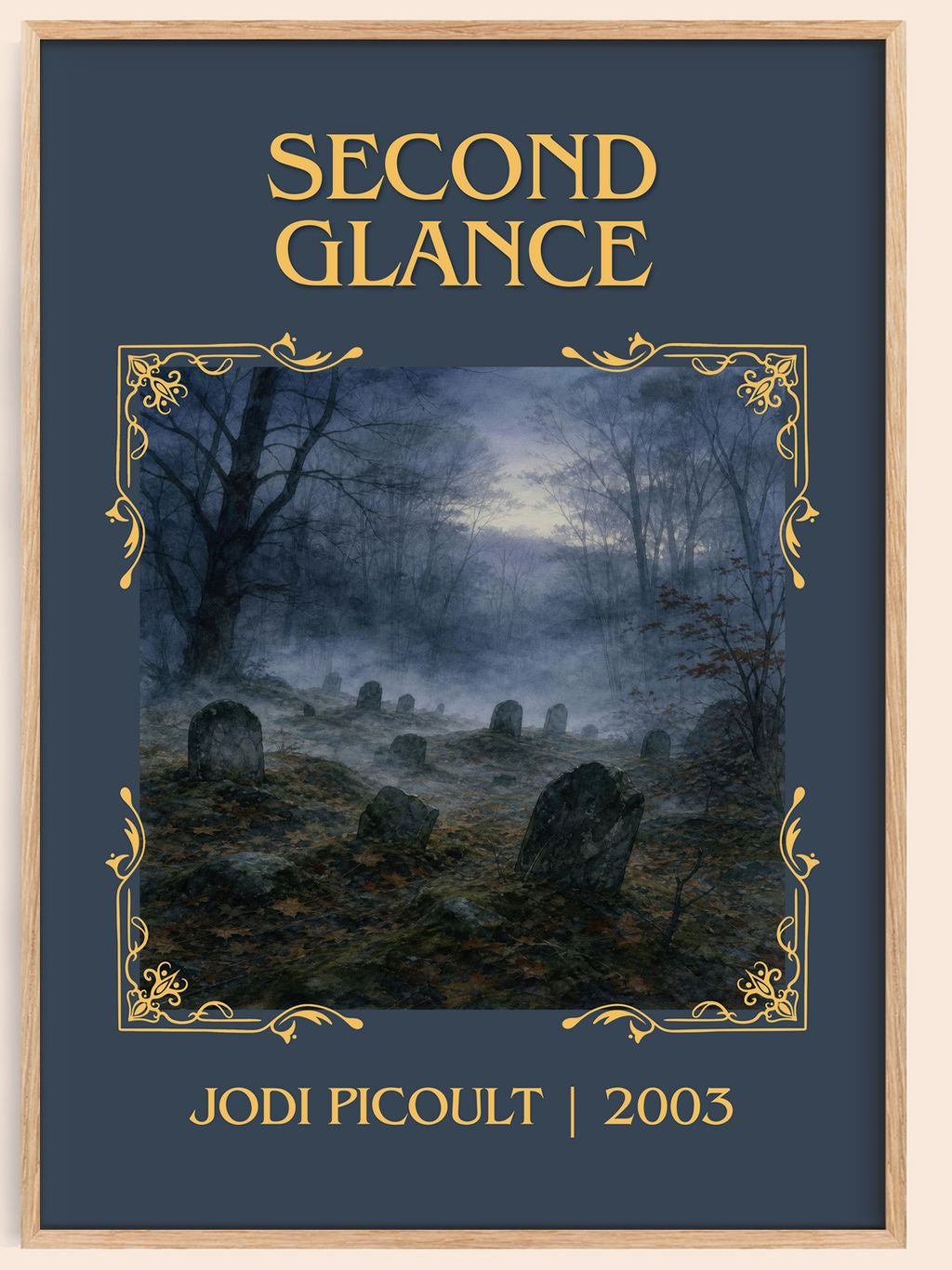Second Glance Classic Book Art Print by Jodi Picoult – book poster