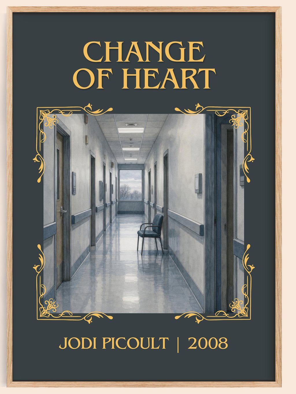 Change of Heart Classic Book Art Print by Jodi Picoult – book poster