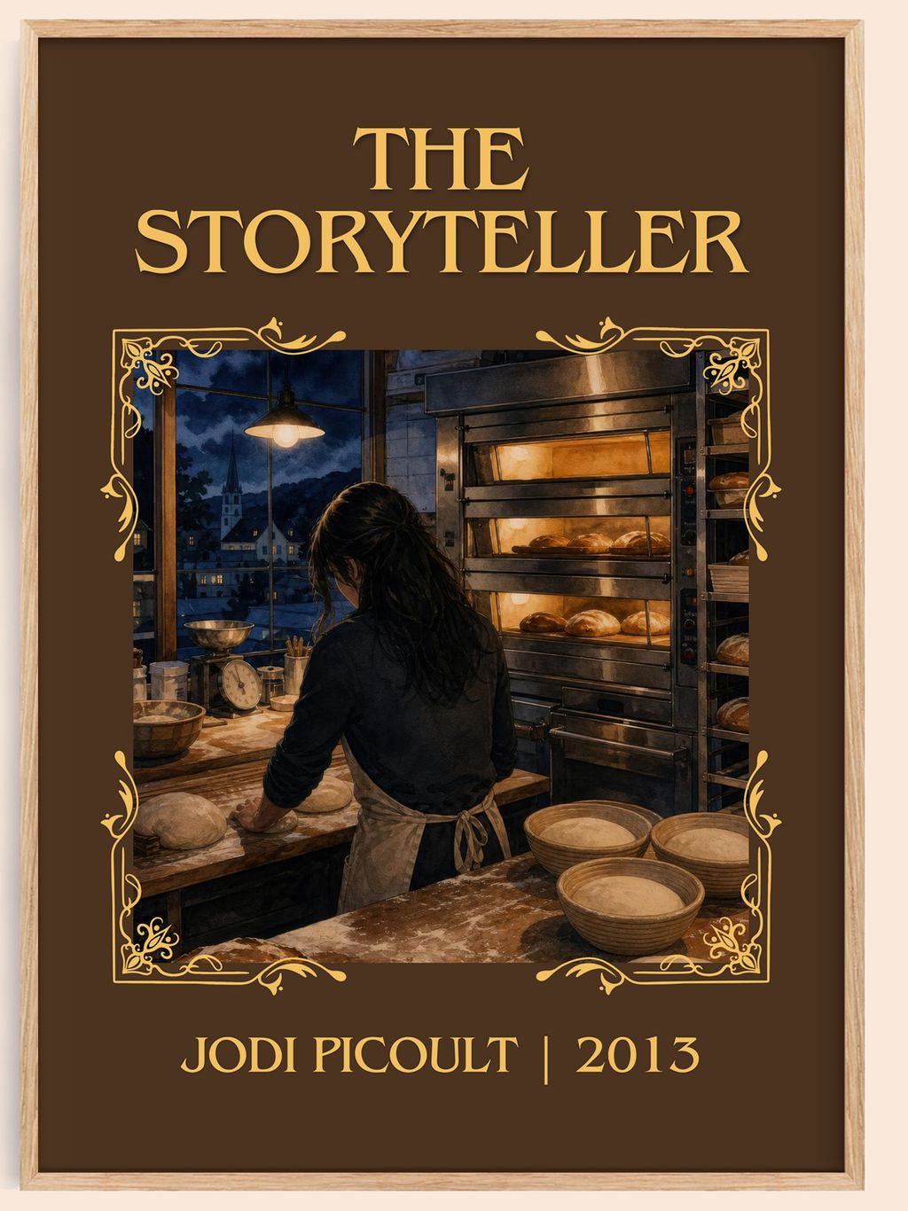The Storyteller Classic Book Art Print by Jodi Picoult – book poster