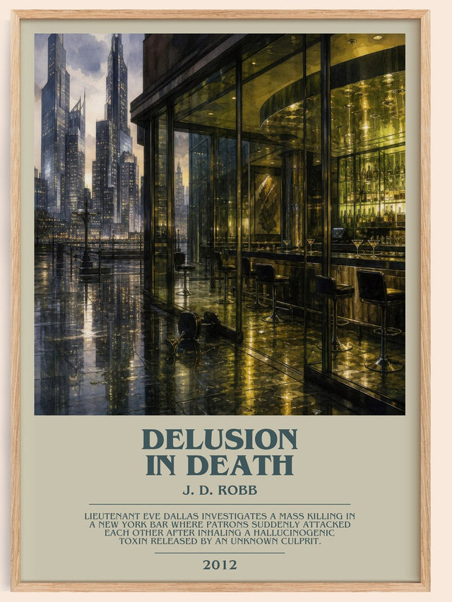 Delusion In Death Bookish Wall Art by J. D. Robb