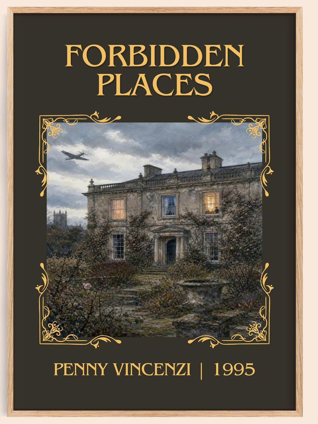Forbidden Places Classic Book Art Print by Penny Vincenzi – book poster