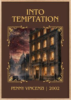 Into Temptation Classic Book Art Print by Penny Vincenzi