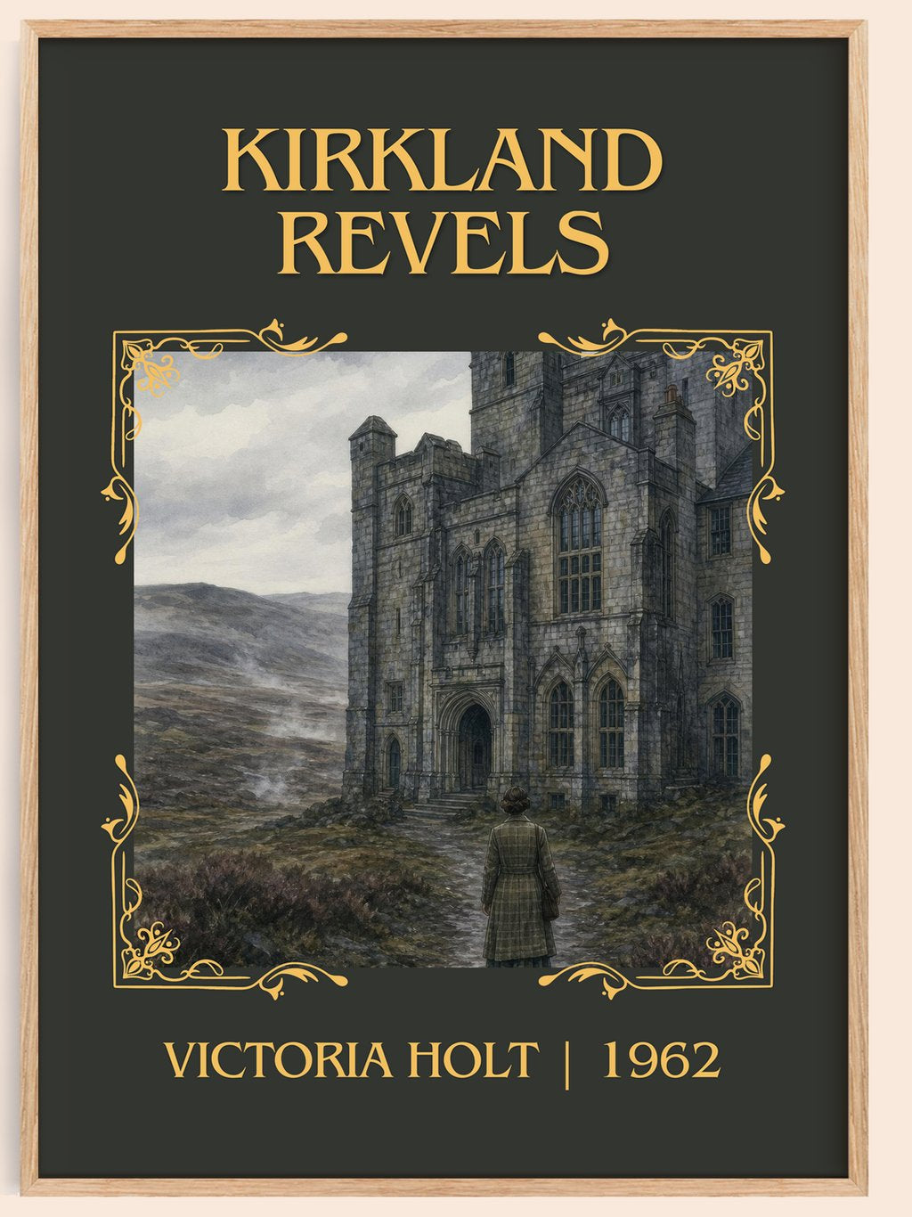 Kirkland Revels Classic Book Art Print by Victoria Holt – book poster