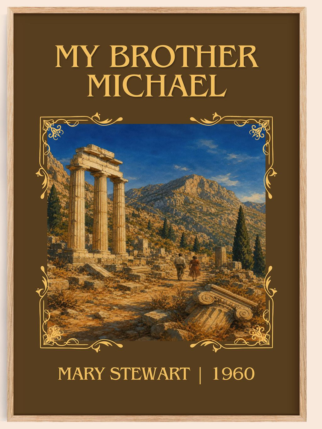 My Brother Michael Classic Book Art Print by Mary Stewart – book poster
