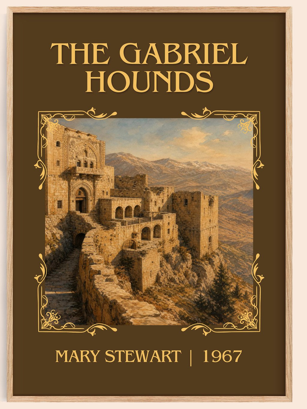 The Gabriel Hounds Classic Book Art Print by Mary Stewart – book poster