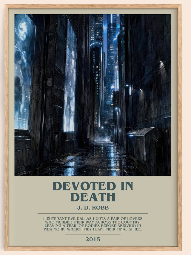 Devoted In Death Bookish Wall Art by J. D. Robb