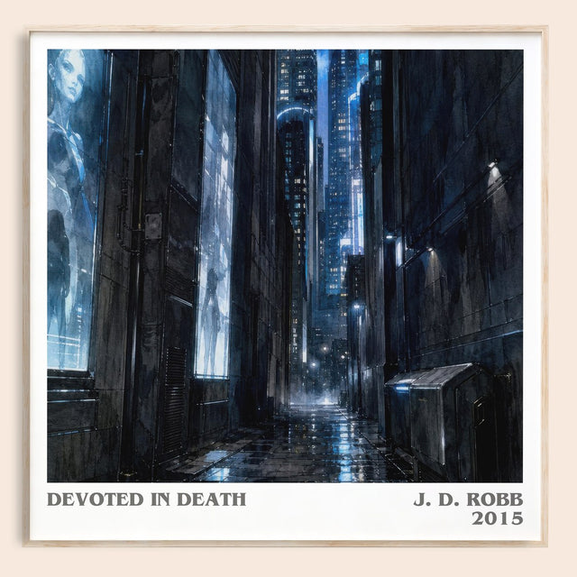 Devoted In Death Literary Art Print by J. D. Robb