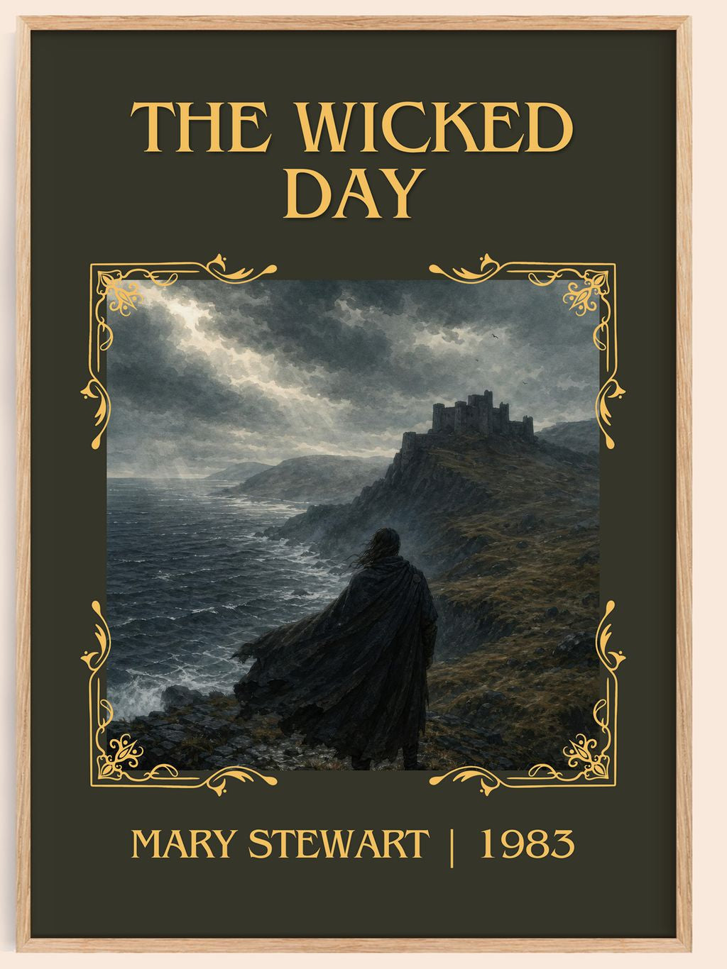 The Wicked Day Classic Book Art Print by Mary Stewart – book poster