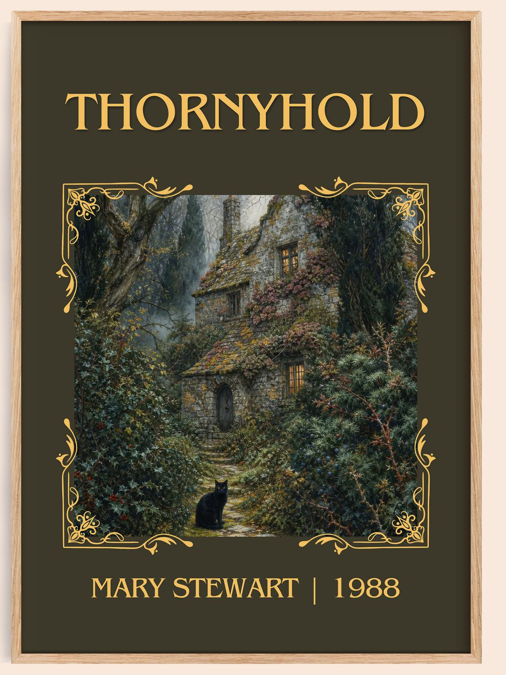 Thornyhold Classic Book Art Print by Mary Stewart – book poster