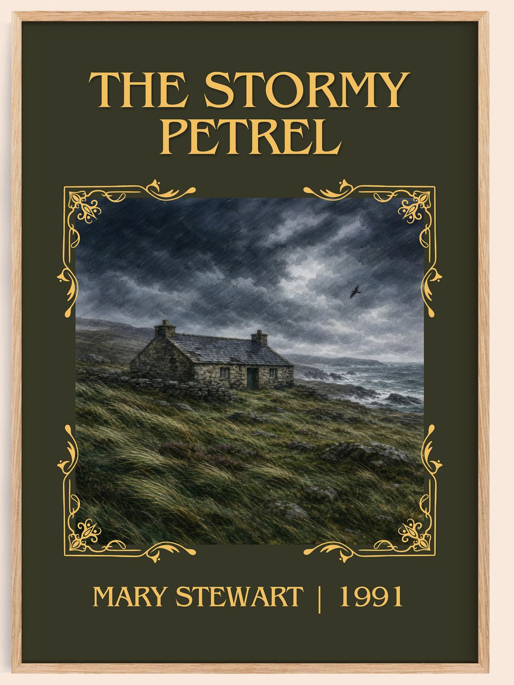 The Stormy Petrel Classic Book Art Print by Mary Stewart – book poster