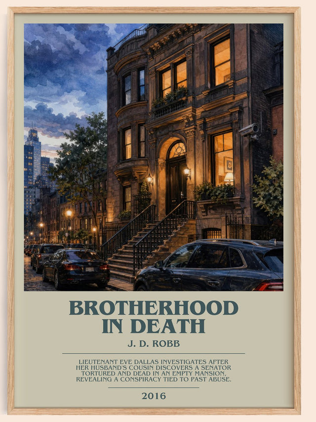 Brotherhood In Death Bookish Wall Art by J. D. Robb