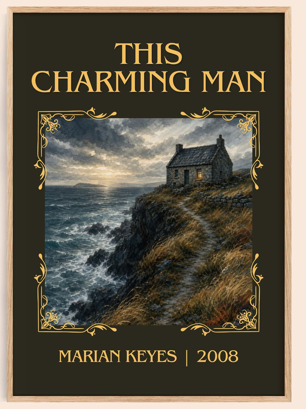 This Charming Man Classic Book Art Print by Marian Keyes – book poster