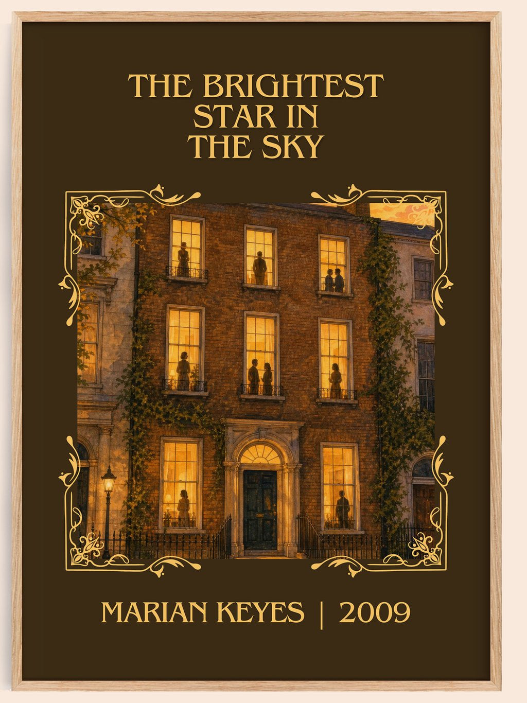 The Brightest Star in the Sky Classic Book Art Print by Marian Keyes – book poster