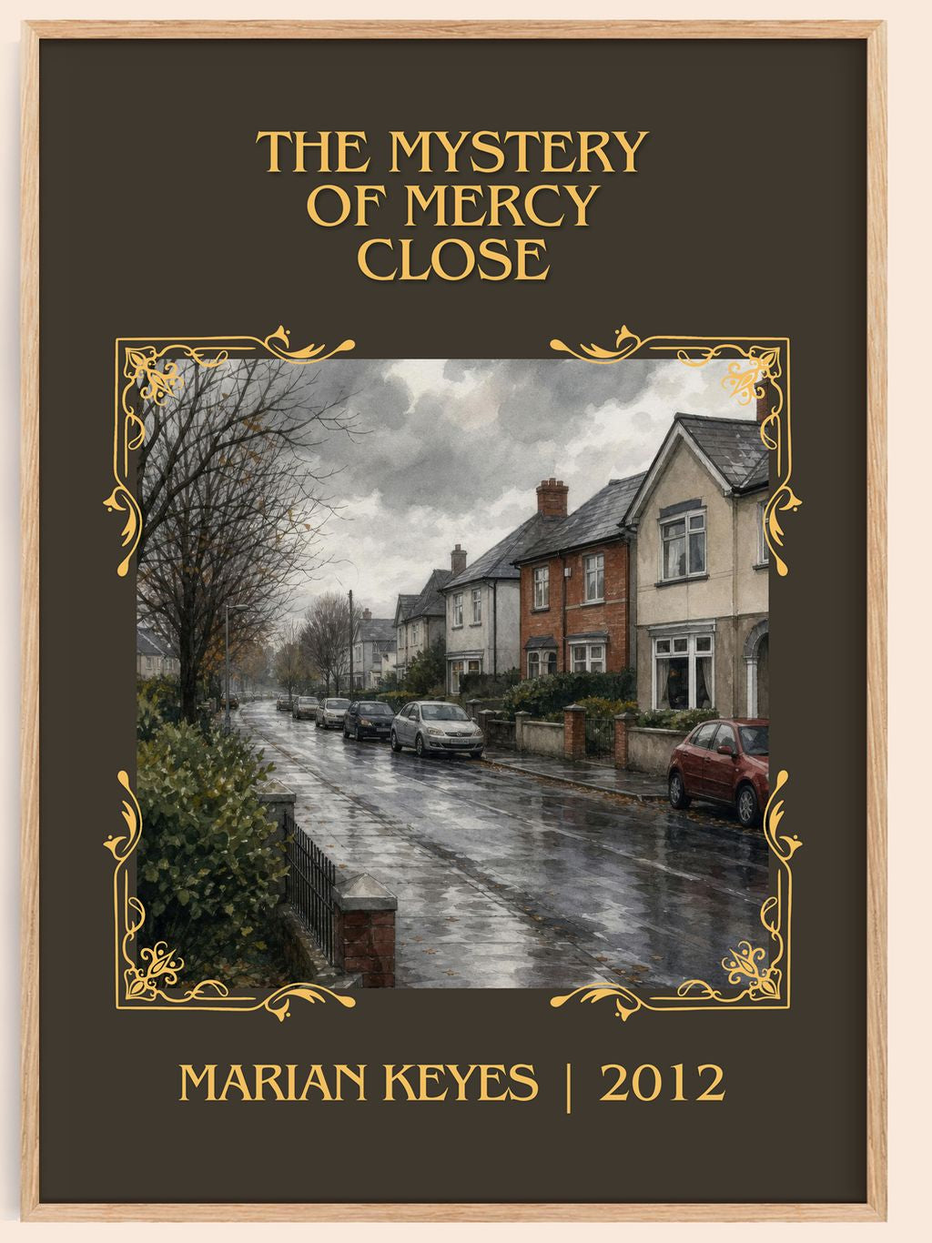 The Mystery of Mercy Close Classic Book Art Print by Marian Keyes – book poster